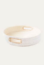 Load image into Gallery viewer, White Beaded Handle Tray