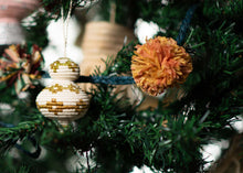 Load image into Gallery viewer, Bulb Gold Metallic Ornament