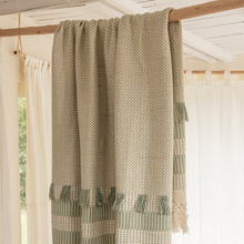 Load image into Gallery viewer, Large Feijoa Green Throw