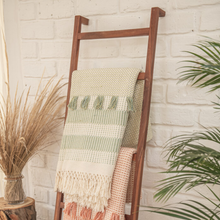 Load image into Gallery viewer, Large Feijoa Green Throw