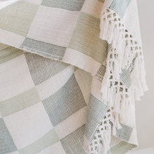 Load image into Gallery viewer, Sumapaz Sage and Spring Green Throw