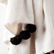 Load image into Gallery viewer, Otono Blanca & Zaina Pom Pom Throw