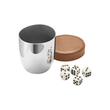 Load image into Gallery viewer, Sky Dice Travel Set Cup and Dice by Georg Jensen