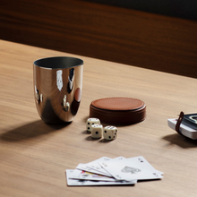 Load image into Gallery viewer, Sky Dice Travel Set Cup and Dice by Georg Jensen