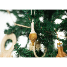 Load image into Gallery viewer, Icicle Gold Metallic Ornament