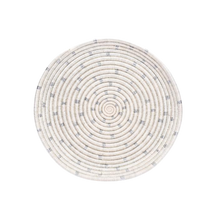 Load image into Gallery viewer, Dotted Silver Decorative Tray