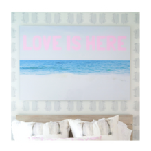 Load image into Gallery viewer, Love is Here Beach Horizontal Art Print by Kerri Rosenthal