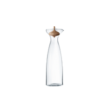 Load image into Gallery viewer, Alfredo Glass Carafe with Oak by Georg Jensen