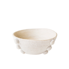 Load image into Gallery viewer, White Beaded Bowl