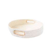 Load image into Gallery viewer, White Beaded Handle Tray