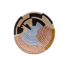 Load image into Gallery viewer, Abstract Form bowl in Natural & Blue