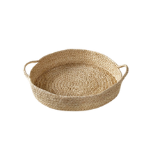 Load image into Gallery viewer, Braided Raffia Tray