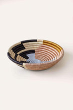 Load image into Gallery viewer, Abstract Form bowl in Natural &amp; Blue
