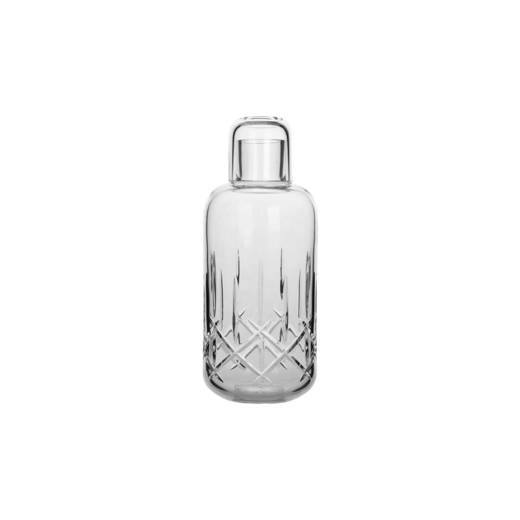 Crystal Glass Water Bottle Small