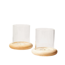 Load image into Gallery viewer, Donut Tealight Hurricane Pair
