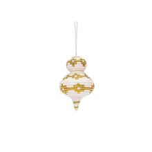 Load image into Gallery viewer, Bulb Gold Metallic Ornament
