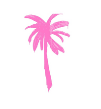 Load image into Gallery viewer, Palm Pop Pink Paperless Wallpaper by Kerri Rosenthal
