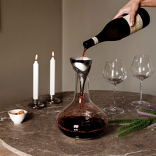 Load image into Gallery viewer, Sky Wine Decanter Aerating Funnel with Filter by Georg Jensen
