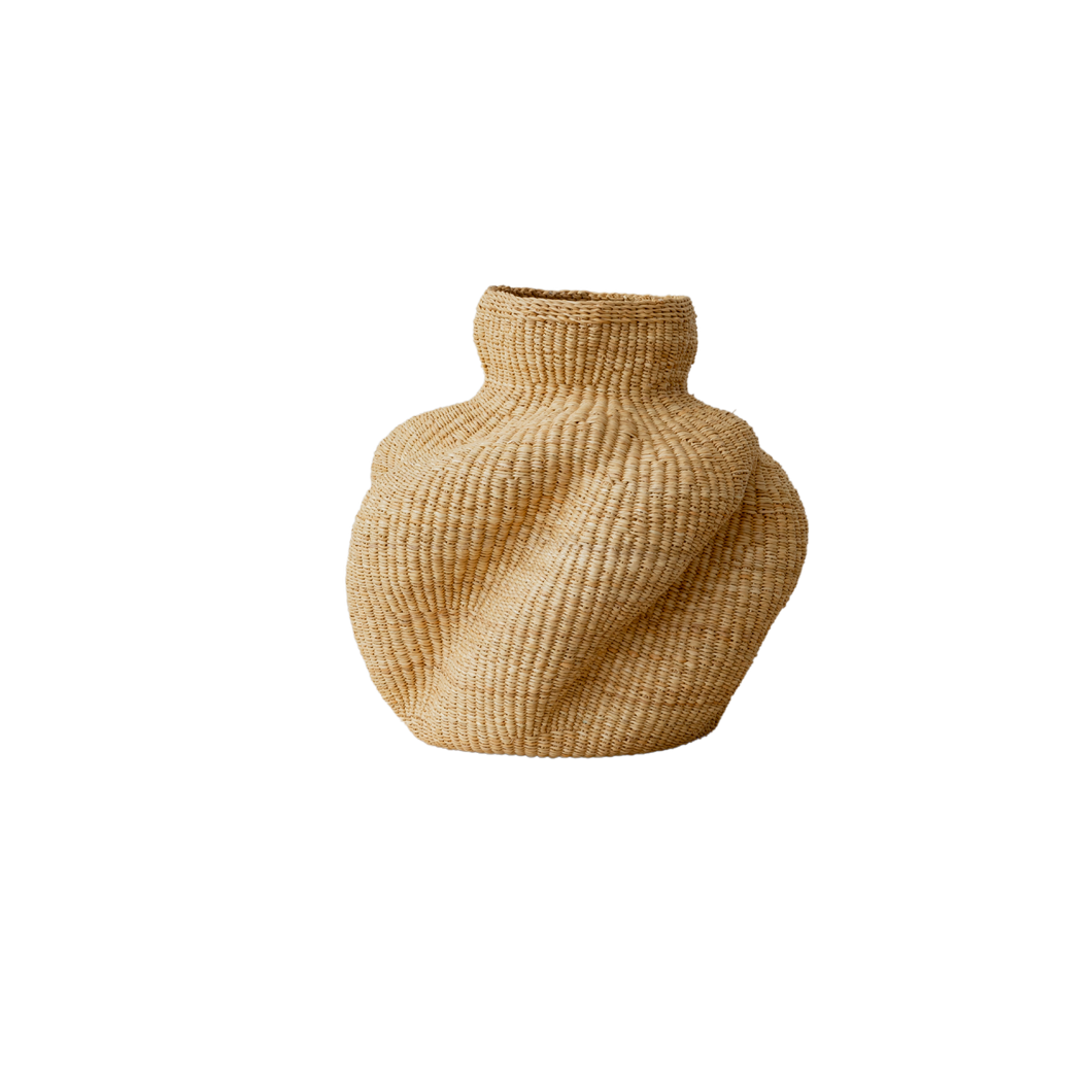 Tiny 'Bent Pot' Art Basket 2 by Baba Tree