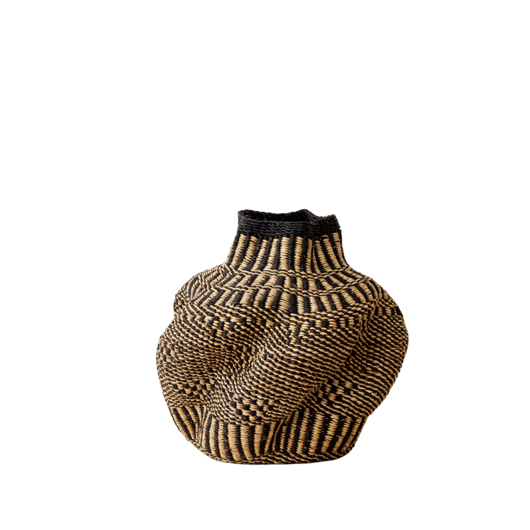Tiny 'Bent Pot' Art Basket 4 by Baba Tree