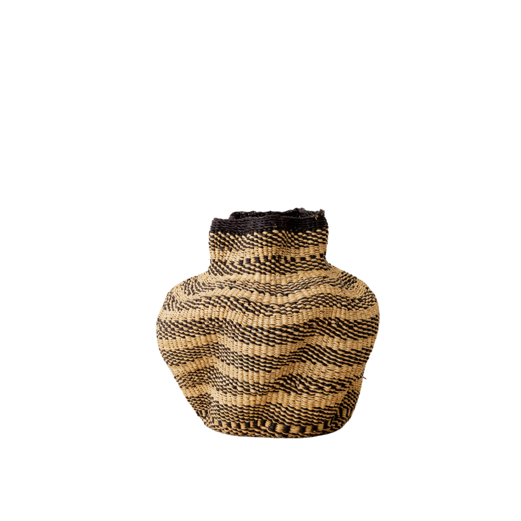 Tiny 'Bent Pot' Art Basket 5 by Baba Tree