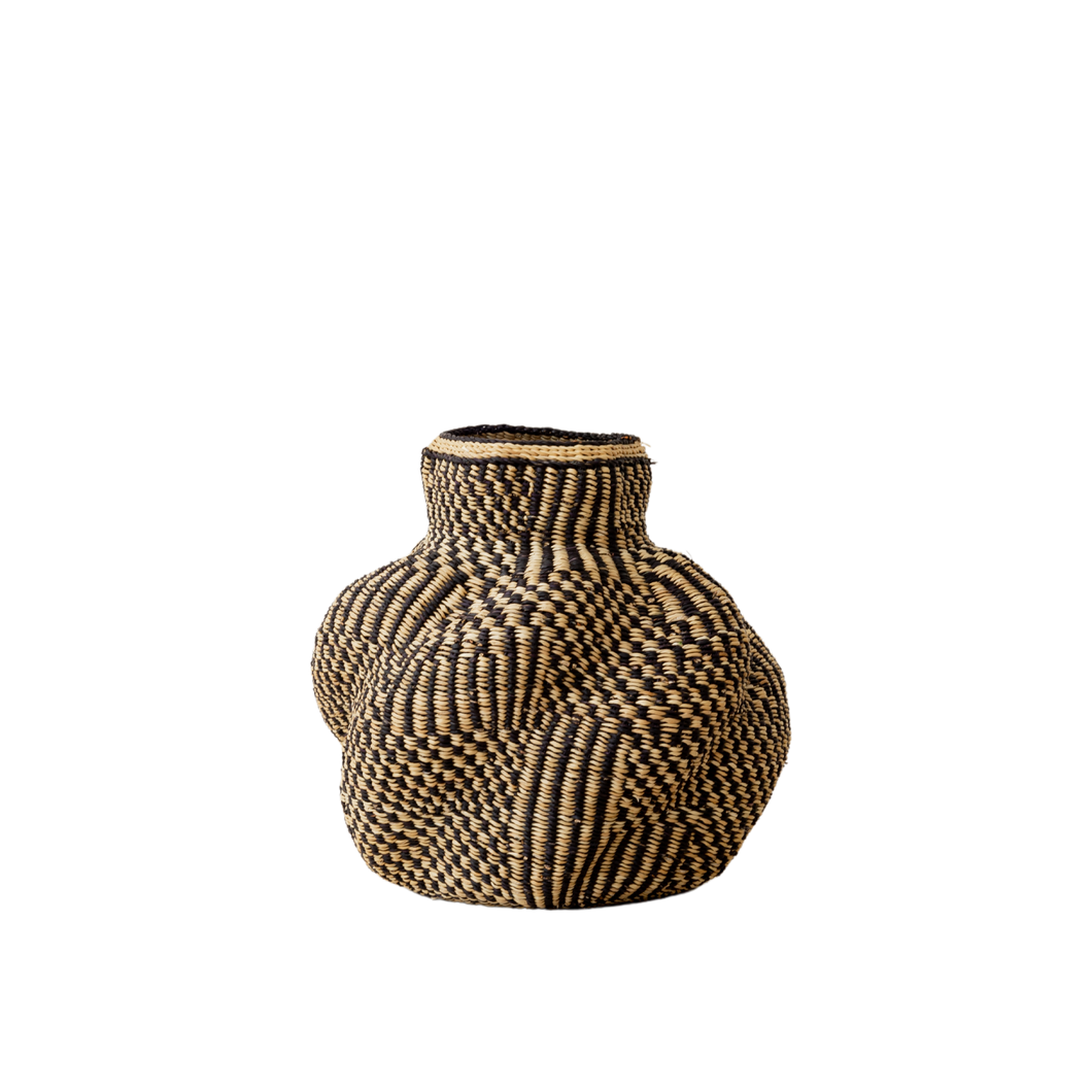 Tiny 'Bent Pot' Art Basket 8 by Baba Tree