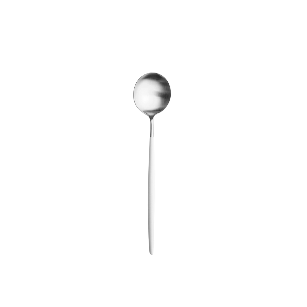 Goa White Serving Spoon
