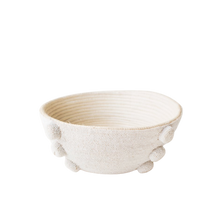 Load image into Gallery viewer, White Beaded Bowl
