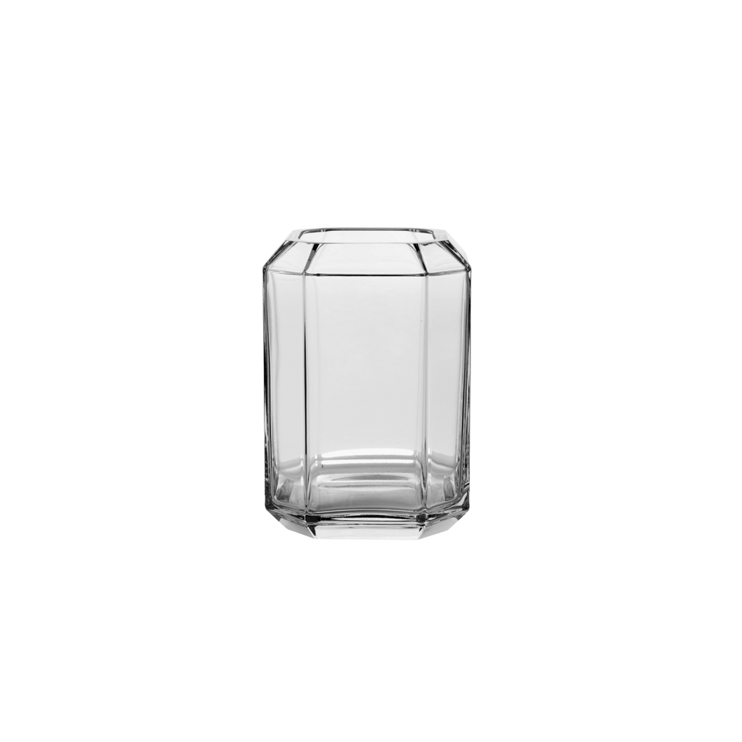 Jewel Vase Clear Medium