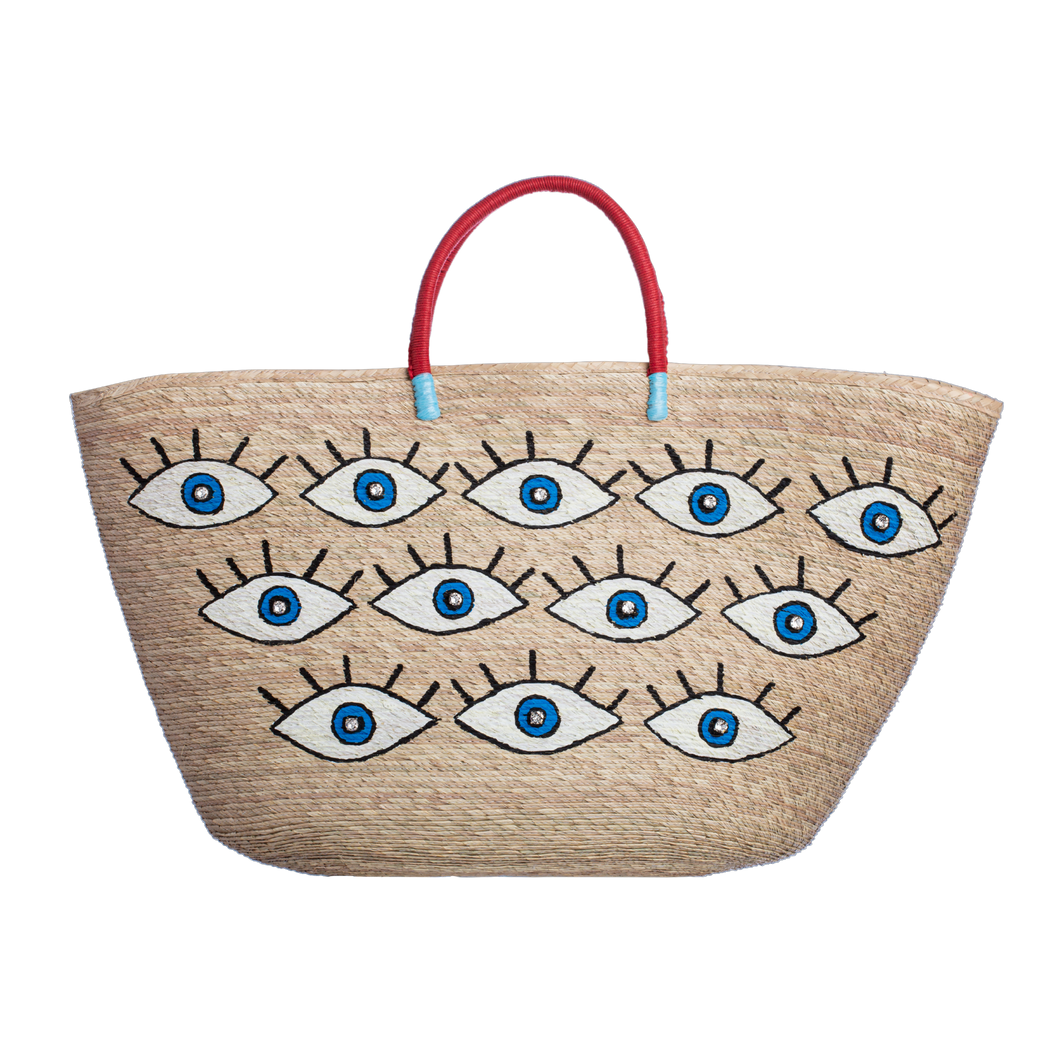 Multiple Eyes With Crystal Tote